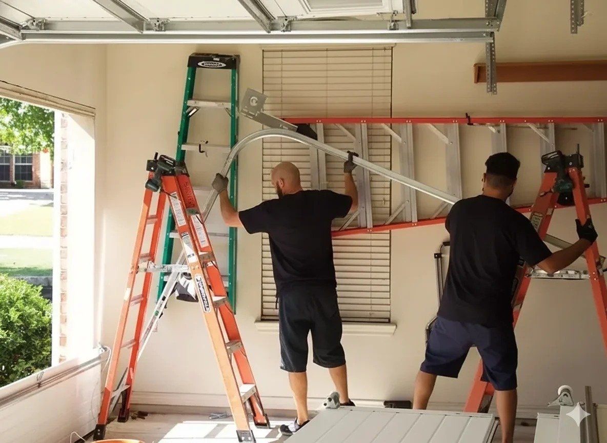 Garage door repair work, gallery photo 11